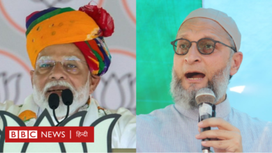 पीएम मोदी की फिर से मुसलमानों पर टिप्पणी, ओवैसी का पलटवार  - BBC News हिंदी